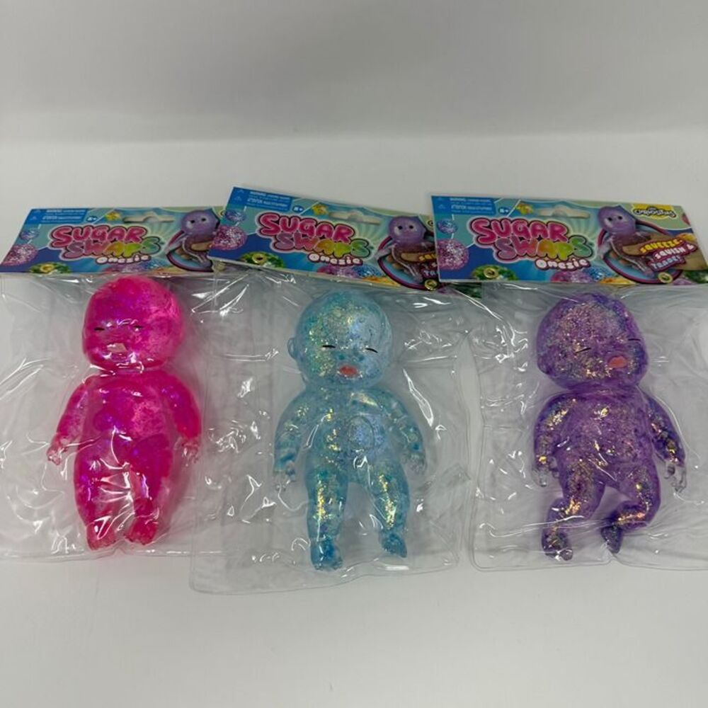 Sugar Swaps Onesie Baby Squishy Set of 3